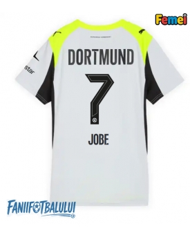 Borussia Dortmund Jobe Bellingham #7 Tricou Fotbal Replică 2025-26 Femei Deplasare